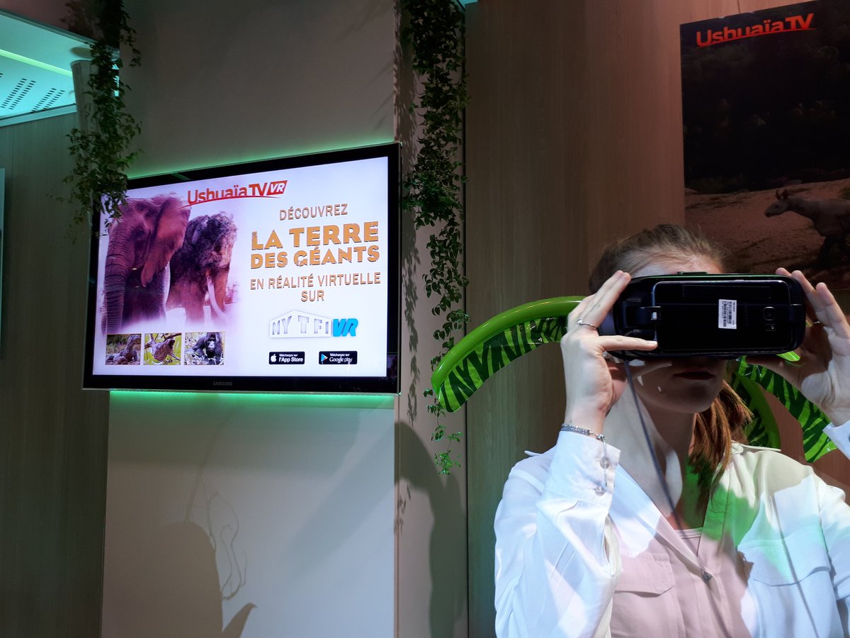 Ushuaia_TV's tweet photo. Prolongez l'expérience #TerredesGéants avec l'application #MYTF1VR ! https://t.co/6VNSVBeXlT