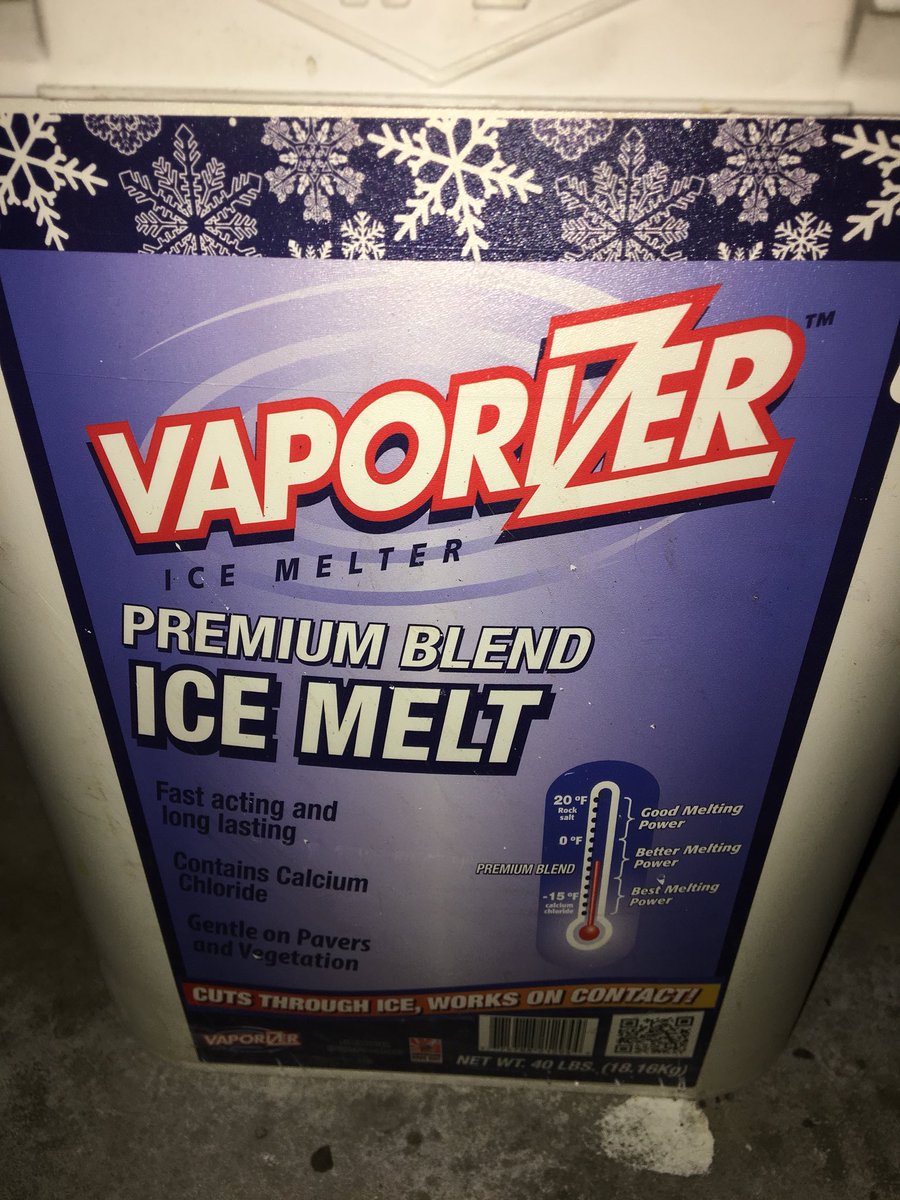 mrkoskinen's tweet photo. Does this stuff really MELT ice? Or does it lower the freezing point so water can be a liquid at a lower temperature? #thinkaboutthat #colligativeproperties #cantfoolme https://t.co/0DZL4VtdWN