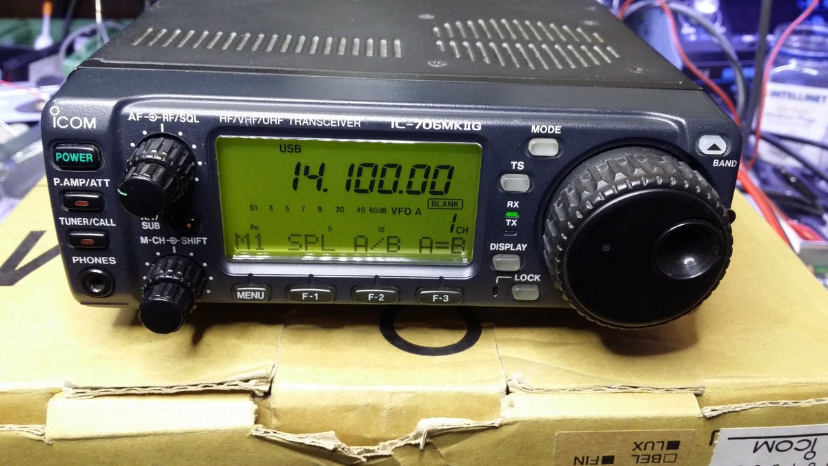 radioassistance's tweet image. Ic 706mkIIg Icom usato con garanzia 12 mesi completi di manuale italiano imballo microfono cavo 12v a 540 euro  #icom #ic706 #radioassistance