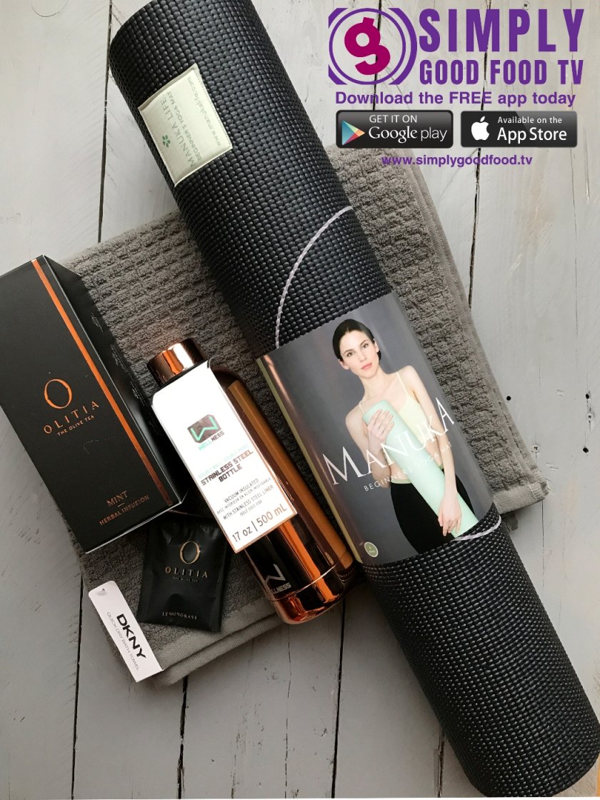 jam1eater's tweet image. #FreebieFriday #Win a Yoga Mat, Stainless Steel Water Bottle, DNKY Towel and Olitia Tea Worth £75 to enter Follow @sgftv &amp;amp; @OlitiaUK and re-tweet the #competition by 6pm this Friday
