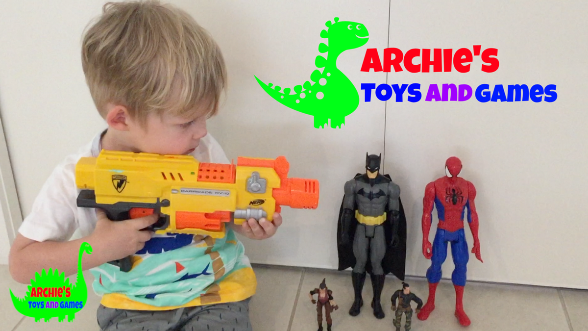 superhero nerf gun toy