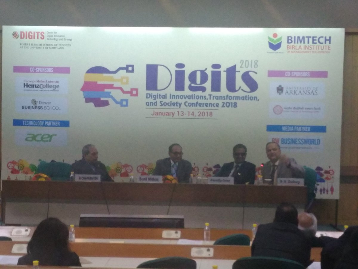 BIMTECHNoida's tweet photo. Validectory session of #Digits2018 @directorBIMTECH @DrSunilMithas @sanjiva_dubey https://t.co/Lk89MGiRxn