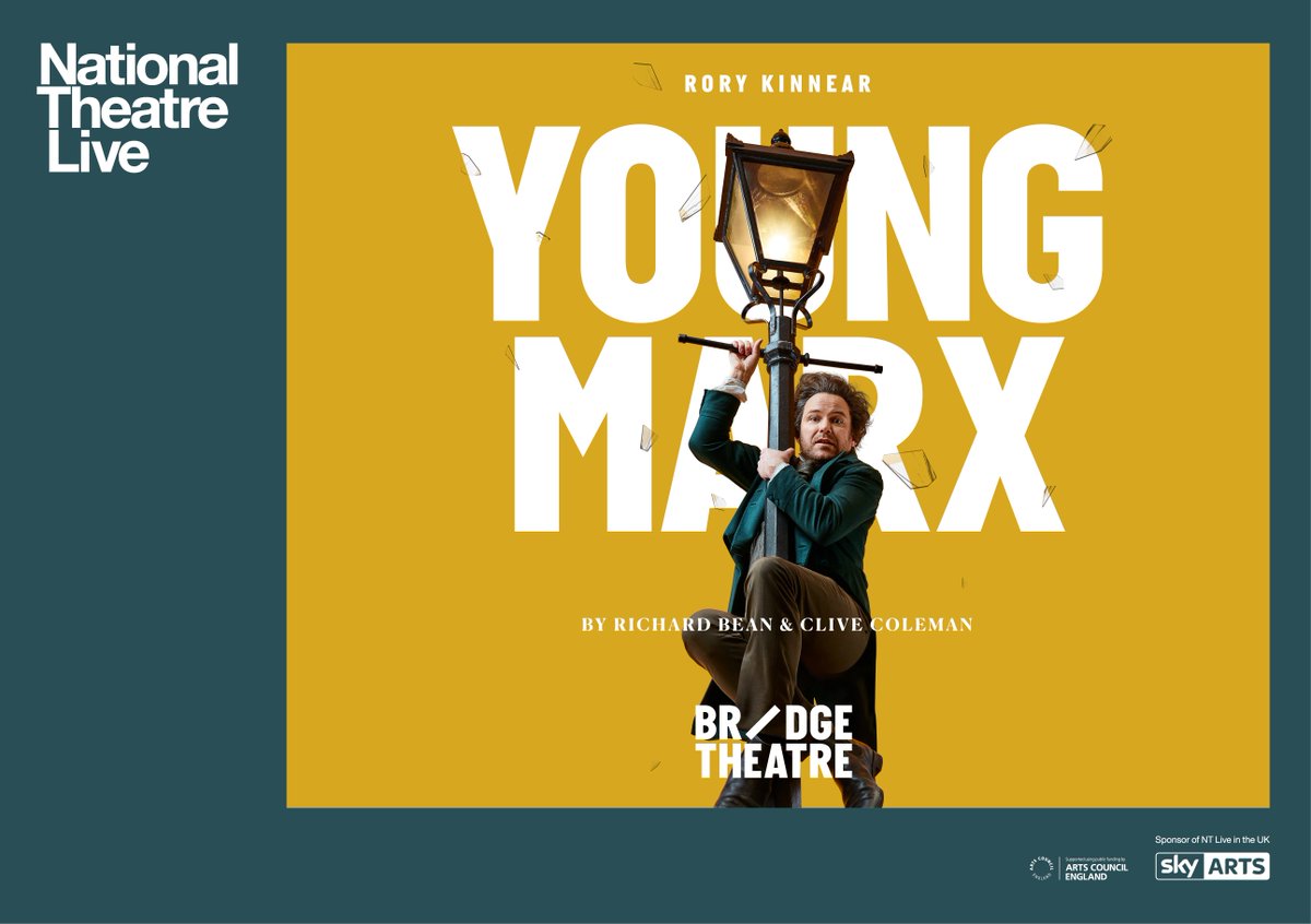 Have you booked your tickets for next weeks live screening of Young Marx from NT Live, don't miss out, tickets on sale now and available on the door. ow.ly/JvDA30hjWPL