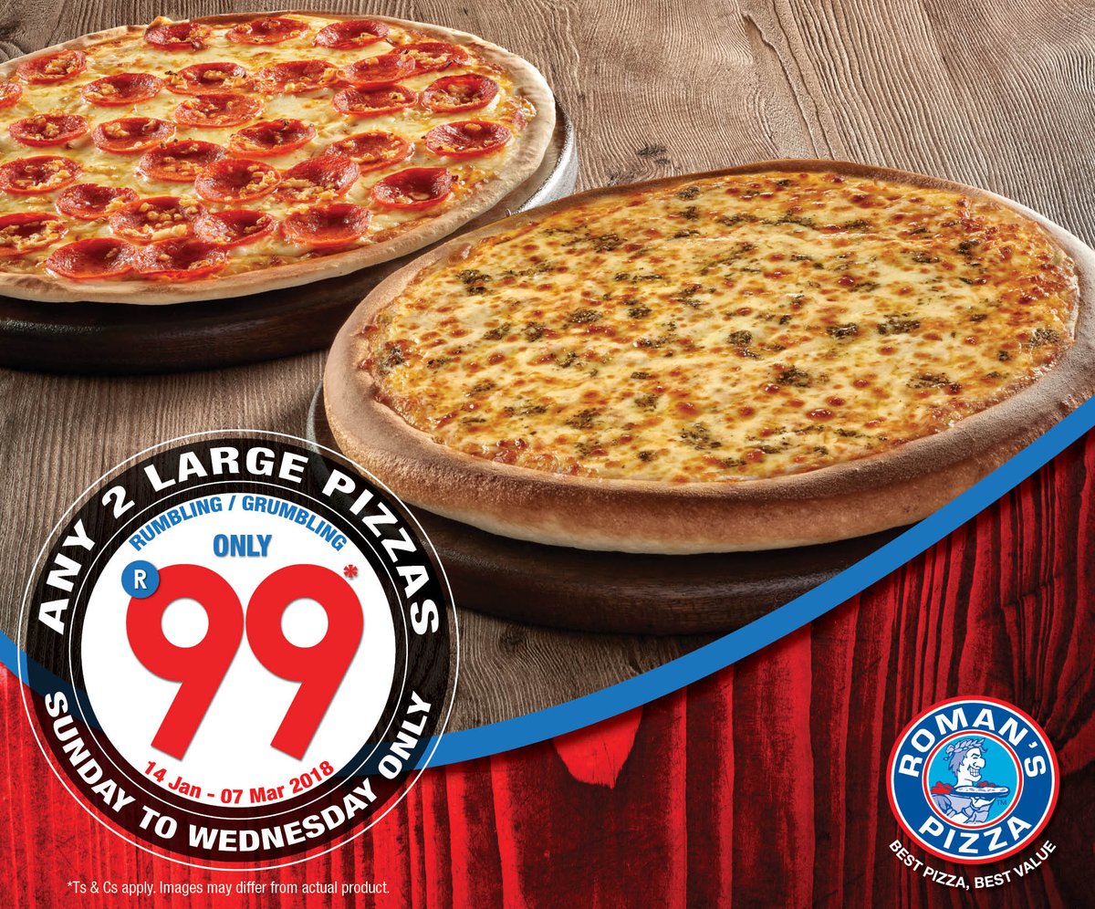 Roman�s Pizza on Twitter &quot;Romanites, you wanted it, well we�ve GOT it