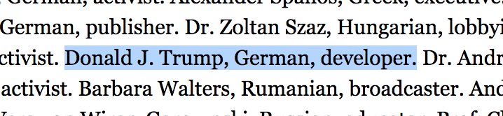 And more important, the award had *nothing* to do with celebrating individuals who had done anything positive in the realm of civil rights or race relations.It merely sought to honor Americans from different backgrounds who had succeeded in their chosen field.