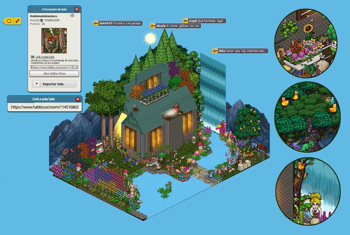 #MaWnimalAdventure 
Participante: !!!Nefertiti!!!
Link de la sala:habbo.es/room/114516863
<a href="/ESHabbo/">Habbo ES/MX</a> <a href="/Chiz_Habbo/">--chiz-- 🐞</a> <a href="/Habbo/">Habbo</a>