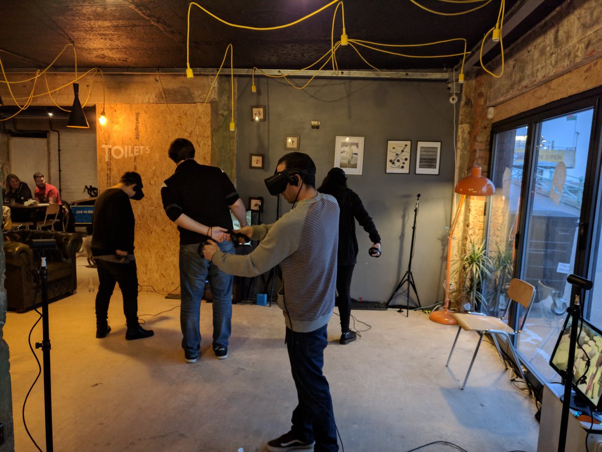 GOVRbrighton's tweet photo. Busy day at our #VR arcade popup at @Csidequest today. VR by the pier, every second Sunday of the month! #vrbrighton #brightonvr #vrarcade https://t.co/6QCUP8Xqum
