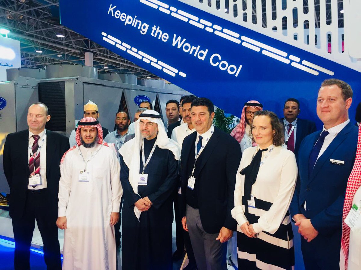 Visiting #HVAC Expo in #SaudiArabia prior to engaging Saudi and European stakeholders on #EnergyEfficiency - first event of the <a href="/EUGCC_cleanergy/">EU GCC Clean Energy Technology Network</a> in 2018 and first #EU energy efficiency event in #KSA <a href="/EUintheGCC/">EU in the GCC</a>