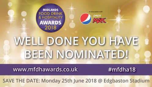 mfdhawards's tweet photo. Well done @JAMMIN1love you have been nominated for 'Most Popular Street Food/Pop-Up' @MfdhAwards #Goodluck #EAT #DRINK #SLEEP #Mfdha18 https://t.co/gJb8fAVoPM