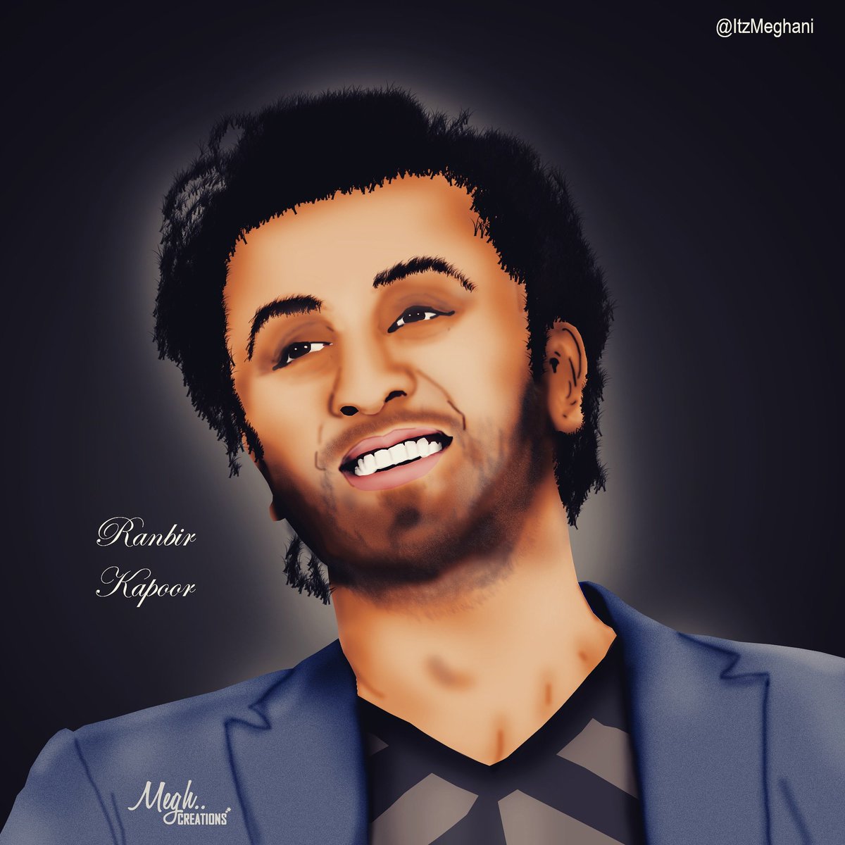 RANBIR KAPOOR #DigitalDrawing by @ItzMegahni #RanbirKapoor #Actor #Bollywood #MeghCreations