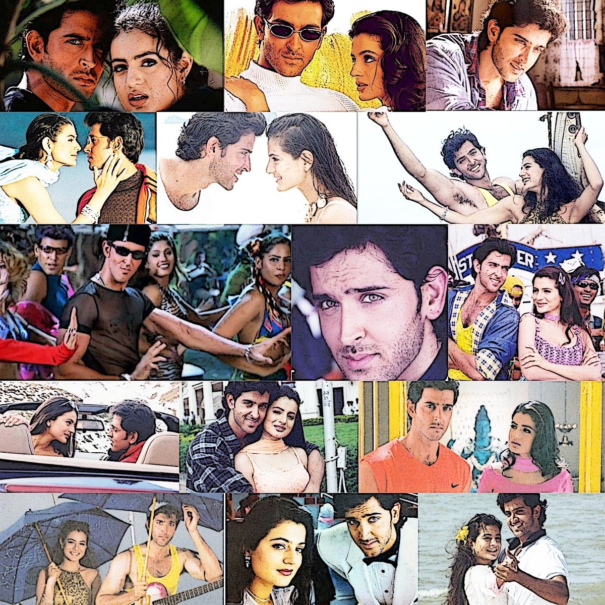 One the BIGGEST BLOCKBUSTERS of hindi cinema!!!I can watch KNPH again and again!OUTSTANDING debut of the one and only  @iHrithik!!!AMAZING screen presence: his emotions, dance moves and action sequences: PERFECT!Beautiful and natural  @ameesha_patel  #18YearsOfKahoNaaPyaarHai