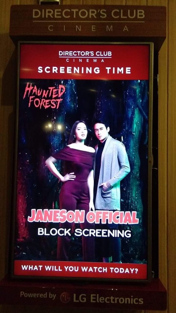 OfficialJaneSon's tweet photo. Team JaneSon’s first ever BS @itsJaneOineza @Hashtag_Jameson @RegalFilms @RegalRoselle 💜
JaneSonBS ForHauntedForest https://t.co/bzdnPdQppk