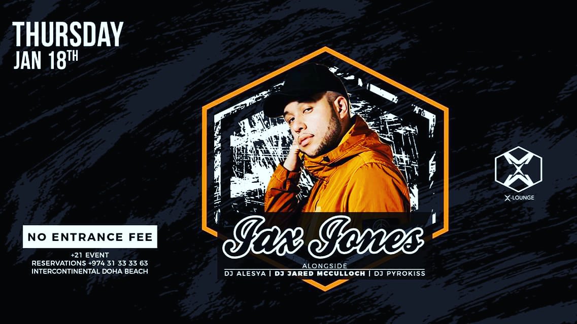 IconicQatar's tweet photo. Looking forward to @JaxJones this Thursday at #XLoungeDoha alongside @JaredMcCulloch &amp; @Pyrokiss - ❤️ Music - https://t.co/AGbBJ7JHt6 https://t.co/lBb772nTZ8