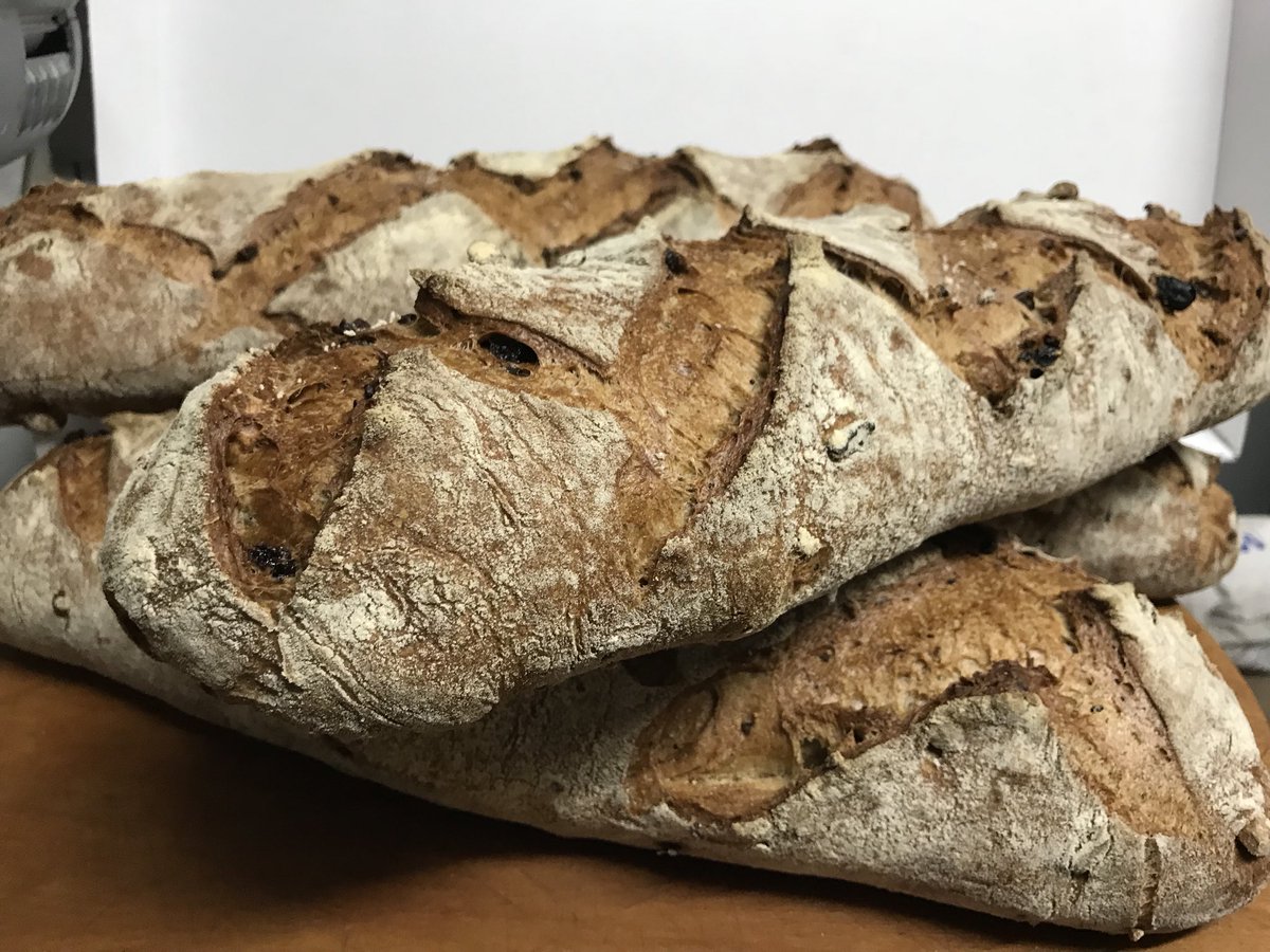 MasinoArena's tweet photo. Farina di timilia e russello con grue di cacao venezuelano, nocciole dei nebrodi e uvetta @pastamadreviva @adgitaly @MasinoArena #solocosebuone https://t.co/NsDifIVPue