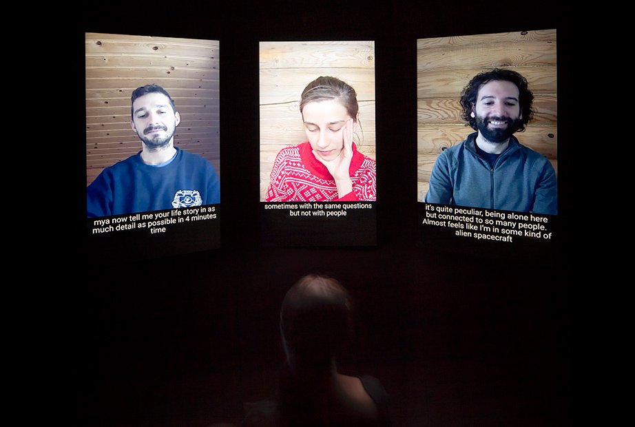Luke_Turner's tweet photo. As #ars17 comes to a close, we're overjoyed that the #ALONETOGETHER cabin will live on in @KiasmaMuseum's collection. Thanks for all the magical connections 💖 https://t.co/CNXPg0uIXP https://t.co/gUmtUZjuMJ