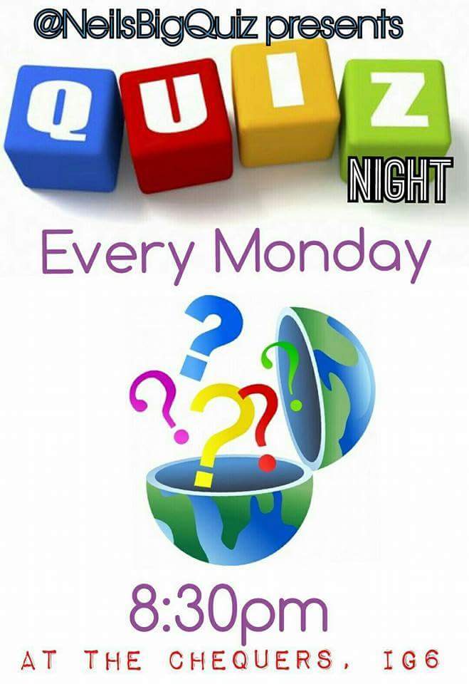 Tomorrow is quiz night with <a href="/NeilsBigQuiz/">Neil's Big Quiz</a>. Come along and test your general knowledge to see if you can scoop the cash jackpot.
<a href="/DoMoreRed/">Vision Redbridge Culture & Leisure</a>