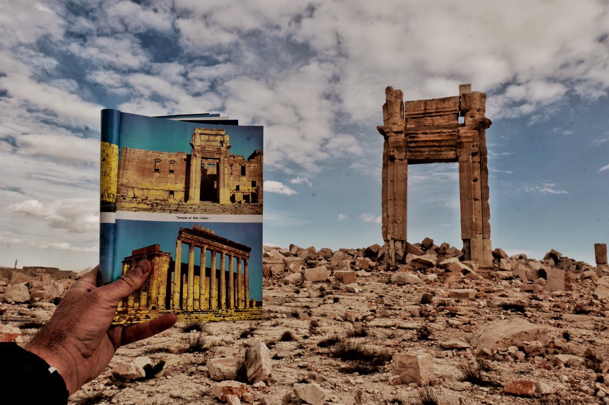 Levison Wood on Twitter: "Temple of Baal, Palmyra. Before and ...