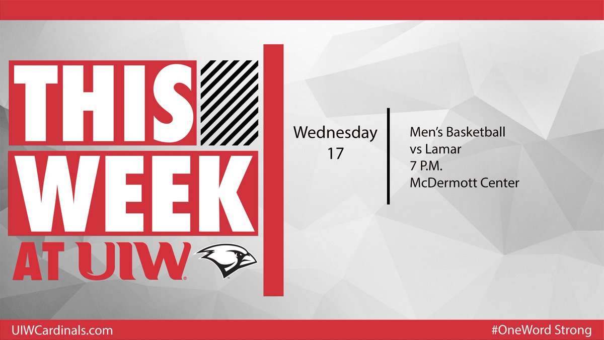 This Week at UIW...Week of January 14, 2018 #SpreadTheWord