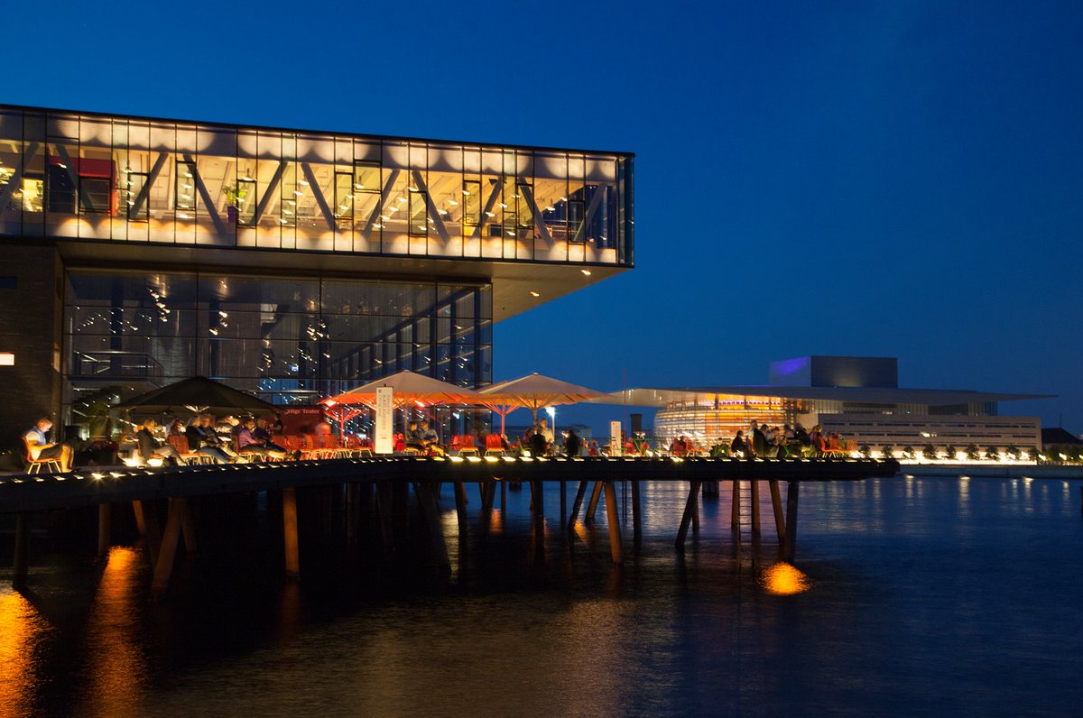 Copenhagen is packed with great architecture. The Royal Danish Playhouse sitting on Copenhagen harbor is one of the newer additions. You can walk around its promenade on the water, or enjoy views from its cafe. Photo: Kim Wyon