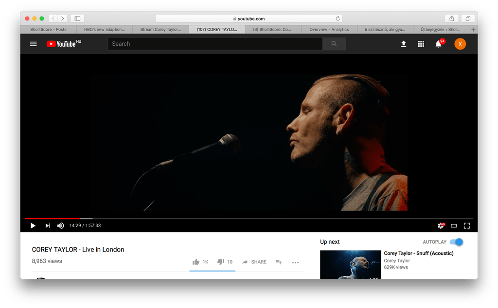 shortscore's tweet image. Nézd meg Corey Taylor teljes londoni akusztikus koncertjét! shortscore.net/2018/01/14/nez…