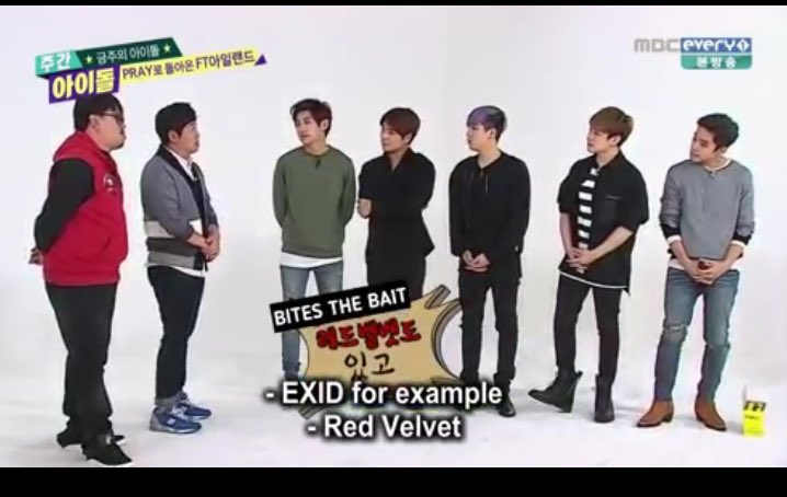 1. FT Island Seunghyun said that he likes Red velvet and he mentioned Joy