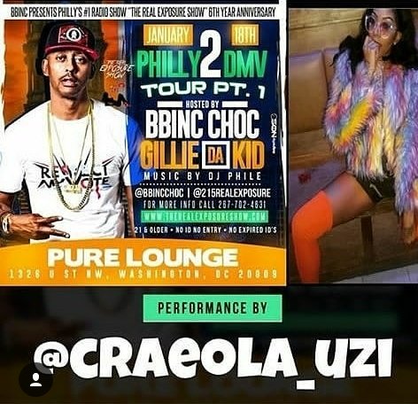 CRAEOLAUZI's tweet photo. ME AND @IAMKINGFEEK PERFORMING OUR SONG #LAYUP LIVE @ @PURELOUNGEDC #JAN18TH 1326 U ST NW DC #DNTMISSIT #FLYBOSSMUSICGROUP #MAJORSUXXESS #WELIT #PULLUPHOPOUT CHECK ITOUT ON @SOUNDCLOUD NOW https://t.co/KjbN1hU4yP https://t.co/8nOUQmWT21