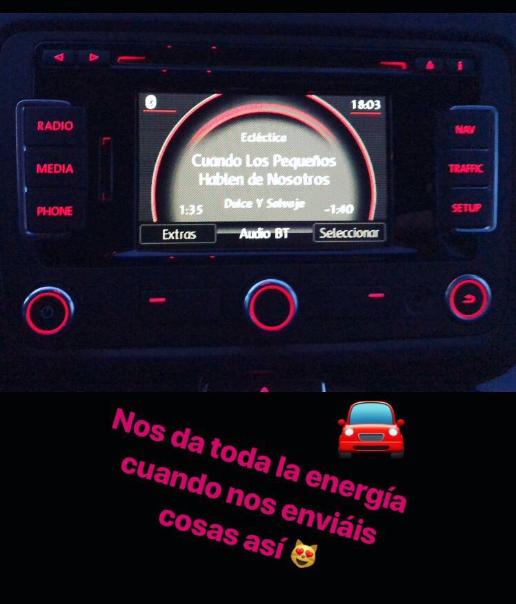 eclectica_es's tweet photo. Cuando nos contáis que nos lleváis sonando en el coche = 😍😍😍 #CLPHDN vuelve a escucharla aquí https://t.co/osuQgNpJfH https://t.co/eFNWf7A7pO