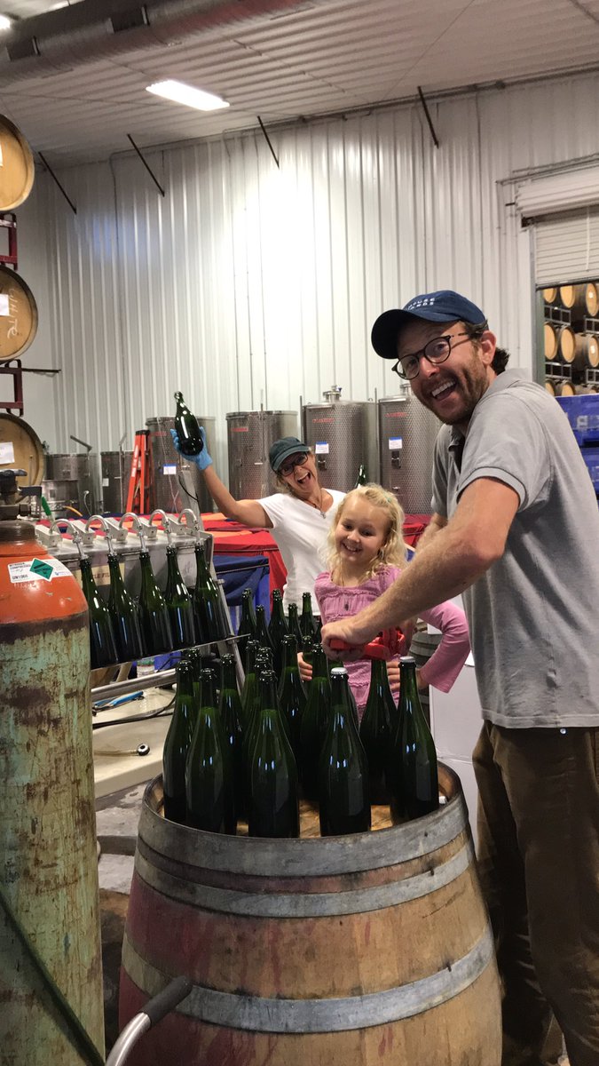 From vine to glass, it’s a family affair to get these bottles ready for our guests!