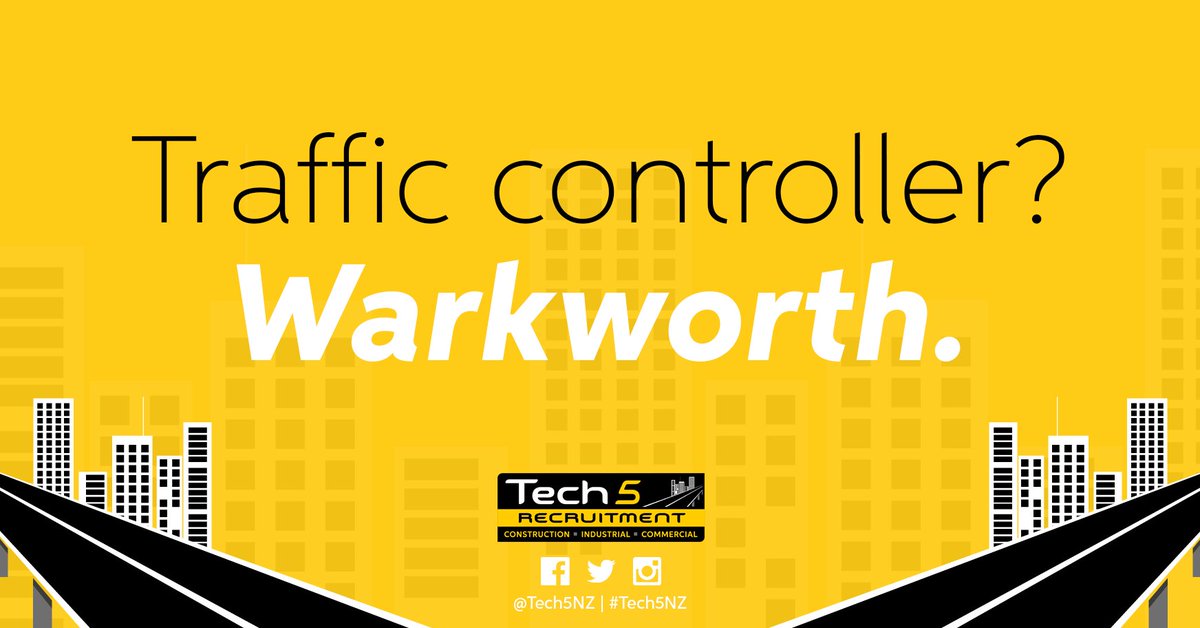 Tech5NZ's tweet image. We have some long-term work for #TrafficControllers available in #Warkworth! The details: goo.gl/c8EpwZ

Keen? Sweet. Get in touch with Kate #now by calling her on 09 362 0555 or emailing her your CV at kate@tech5.co.nz. Easy!

#NZJobs
#WorkInNewZealand
#NewZealand