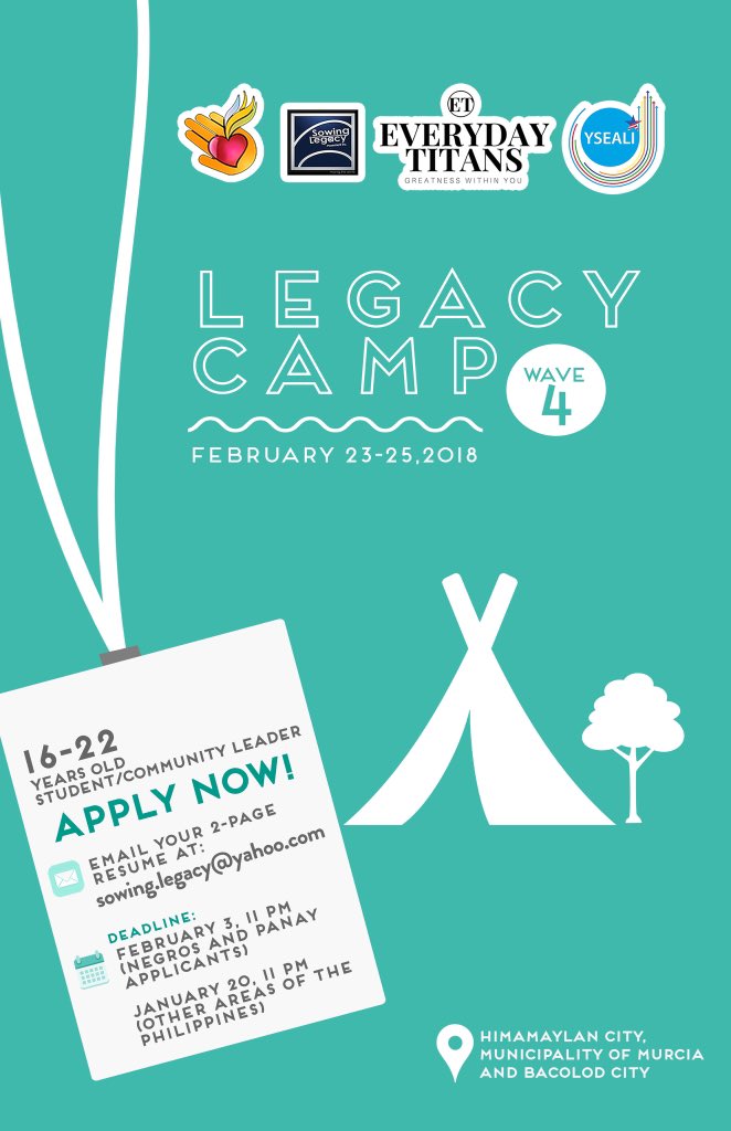 HowMinnie's tweet photo. Be part of the movement of love. Email your 2-page resume at sowing.legacy@yahoo.com #EverydayTitans #UCDO #SLM #LegacyCamp https://t.co/YbijZp4eSN