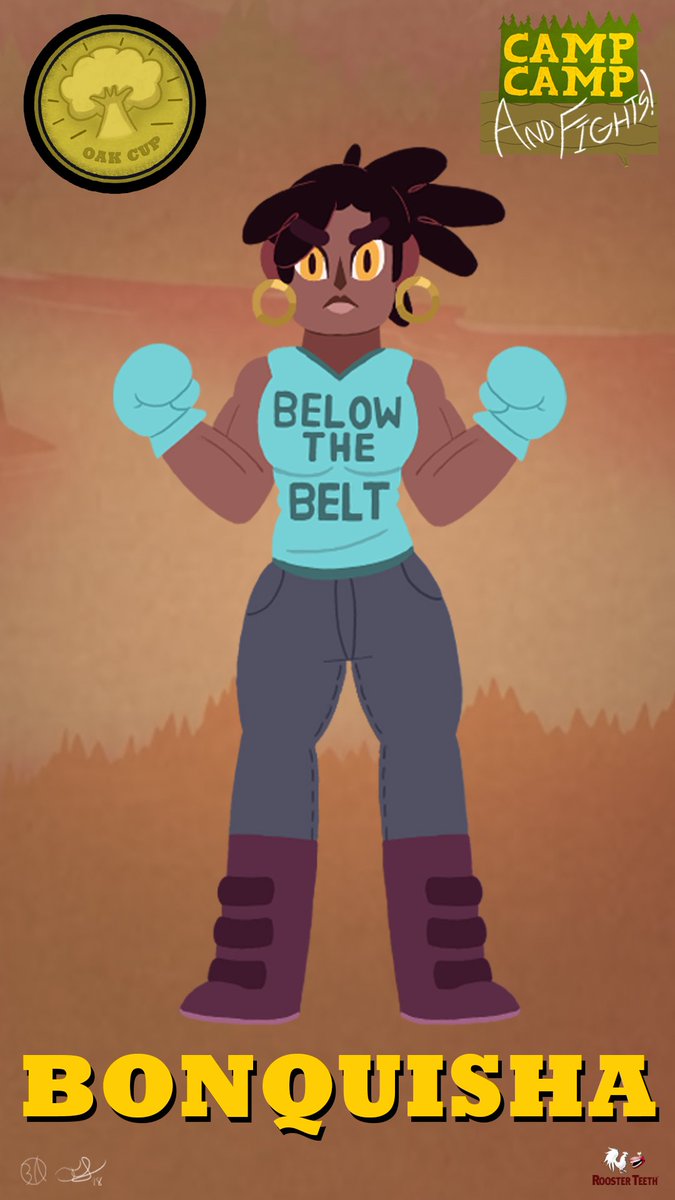 benlnelson's tweet photo. The third set of opponents in Camp Camp And Fights! The Oak Cup has some of the hardest and oddest fights you'll face as you come to the end of this road! @TheMilesLuna @JordanCwierz @RoosterTeeth #CampCamp https://t.co/rN6f0ePu1g