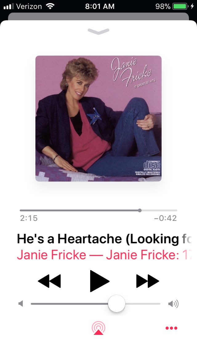blakeshelton's tweet photo. Listening to one of my all time favorite country artists @janiefricke1 this morning... Learn who she is kids!!! She had ALOT of big hits!!!! https://t.co/SK5si1i1Nm