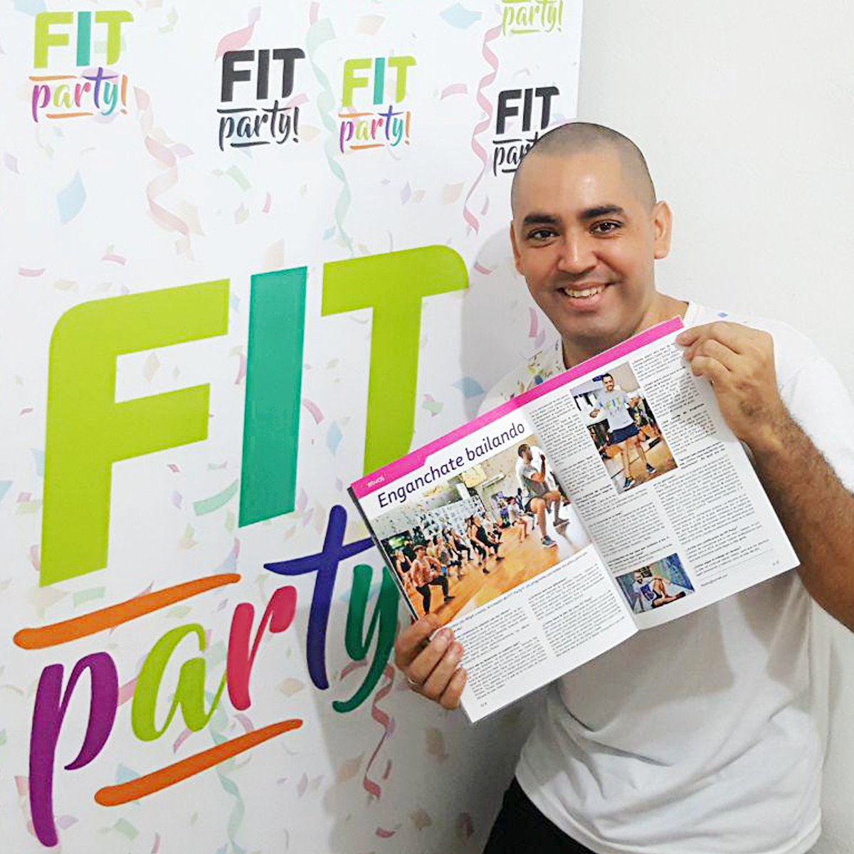 FitPartyDance's tweet photo. Gracias 🤗 Revista Cuerpo y Mente por la nota ✍️📖sobre Fit Party ® !
Un placer haber sido convocado para formar parte de esta edición y poder contar sobre este nuevo concepto de Dance+Fitness 💃🕺💪🎶 
@revistacym #FITParty #DanceFitness #baile https://t.co/9PpldlfAVj