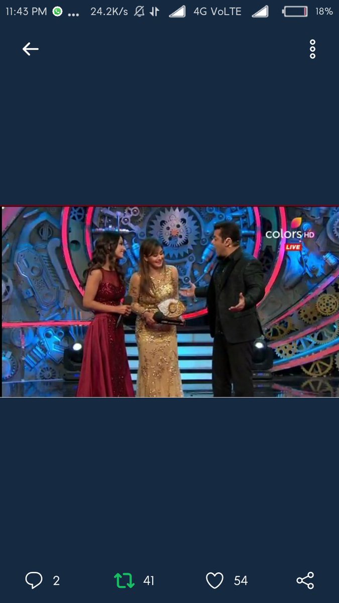 shilpakitweet's tweet photo. Best feeling everr❤❤❤ Shilpa Shinde sena is on d top 👑👑👑👑👑 https://t.co/1y7RhXMed3