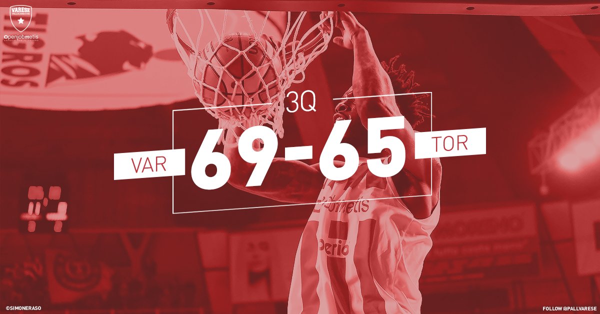 PallVarese's tweet image. 3⃣ quarto di sofferenza e lotta, biancorossi avanti in #VarTor 69-65! #GOVARESE @FiatTorinoAux @Eurosport_IT @LegaBasketA 📸 @SimoRaso