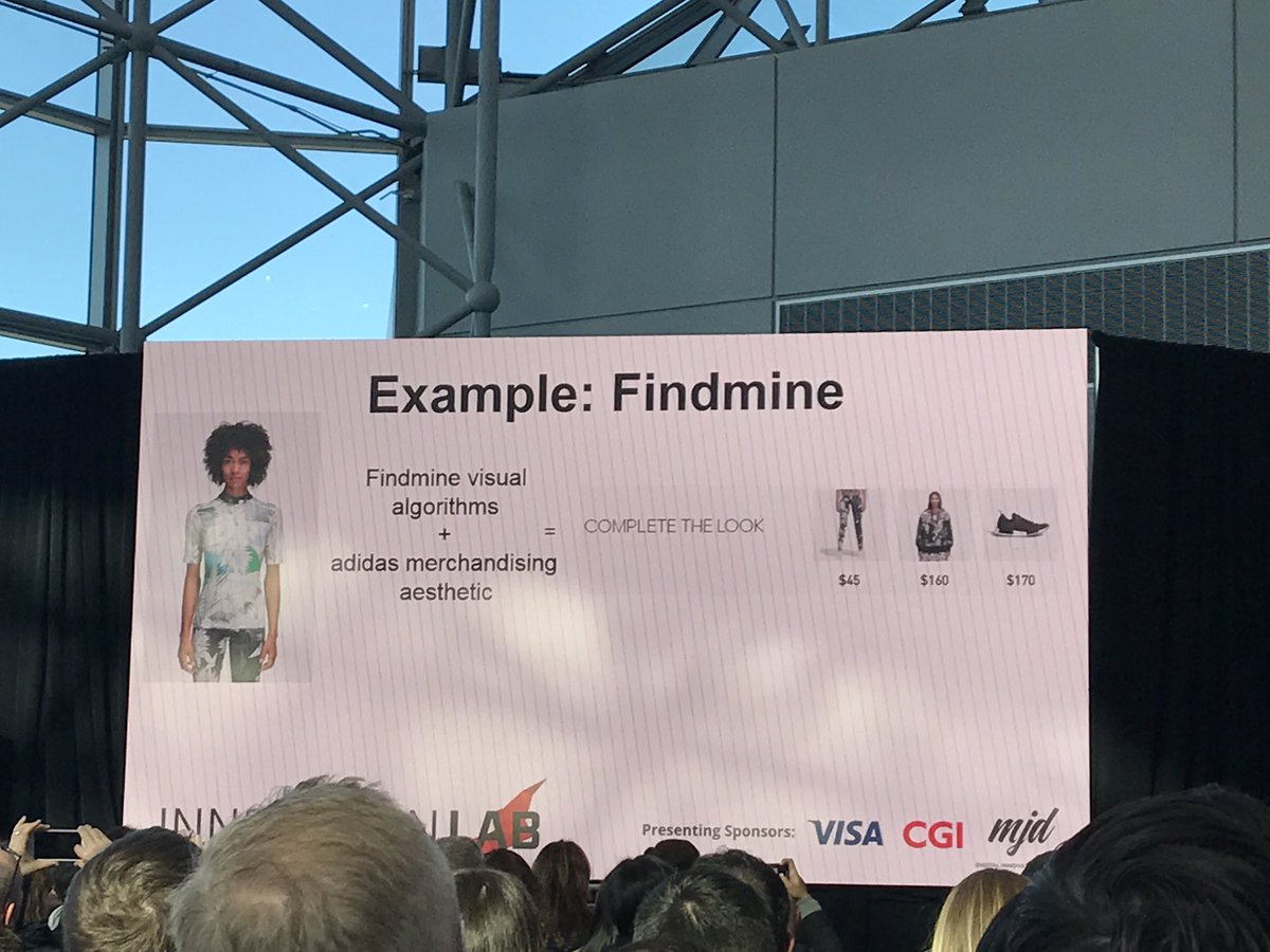 KarsKooistra's tweet image. Interesting to hear how more and more big brands setup innovation teams to partner up with startups to test and validate new techonology for CX! Great example from Adidas and #Findmine #nrf2018
