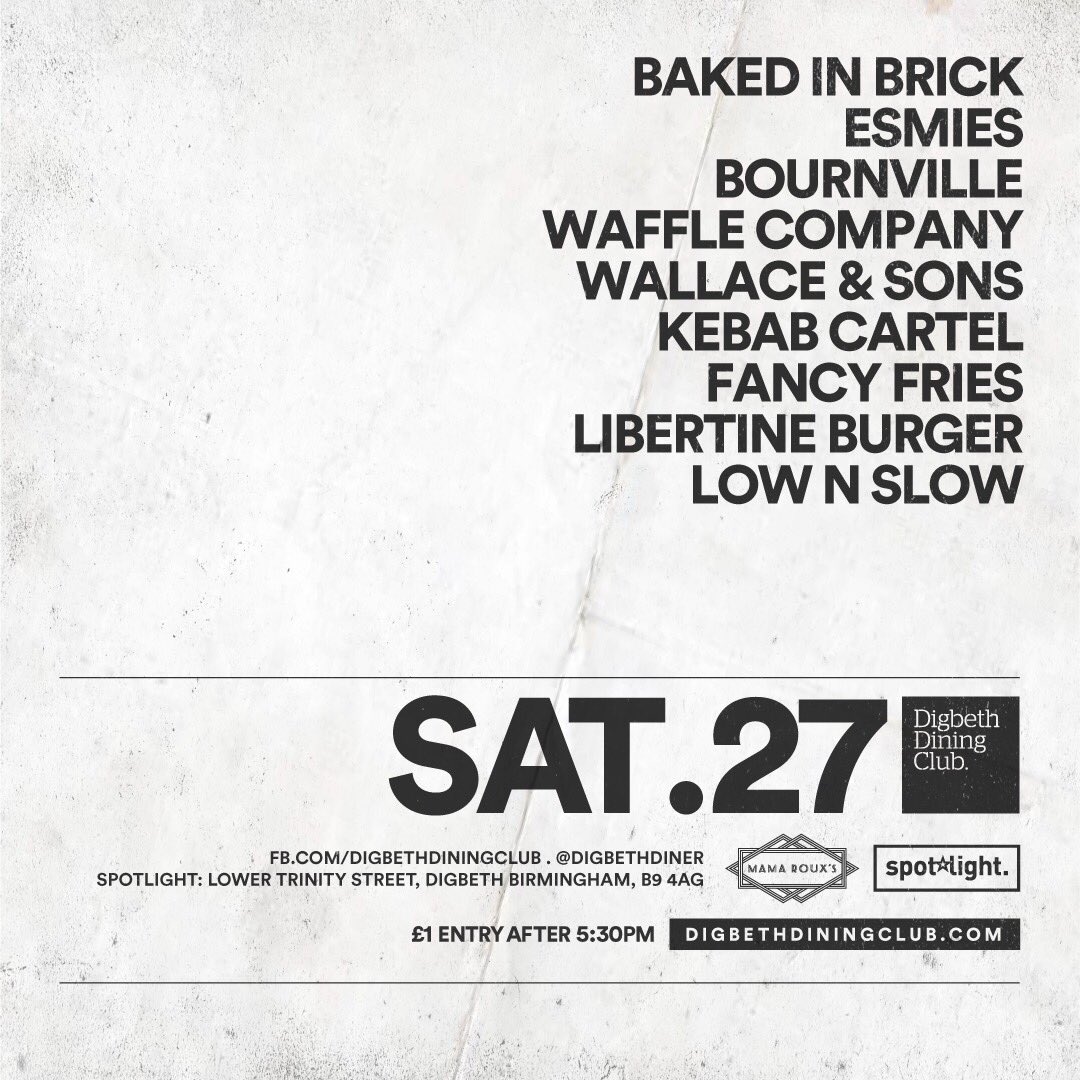 Very proud to present to you our lineup for our launch weekend.  We begin with a residency from Europe’s finest in street food - Baked in Brick. More info on entertainment still to come. 

Every Thursday, Friday and Saturday - 4-11pm.