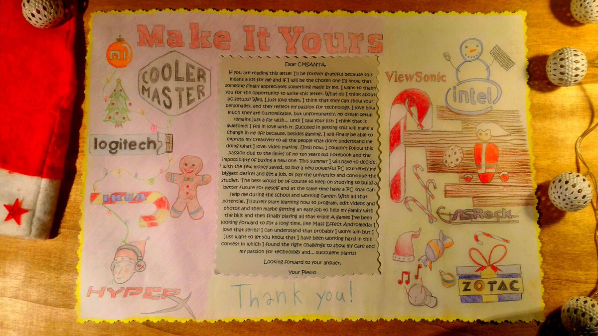 henovesse's tweet photo. #cmsanta2017 @CoolerMaster I stayed up all night to finish this, I really hope you will read it because I dedicated all my self in this project. Thanks for the opportunity. And now I start waiting😁 https://t.co/mSVQhnfNIO