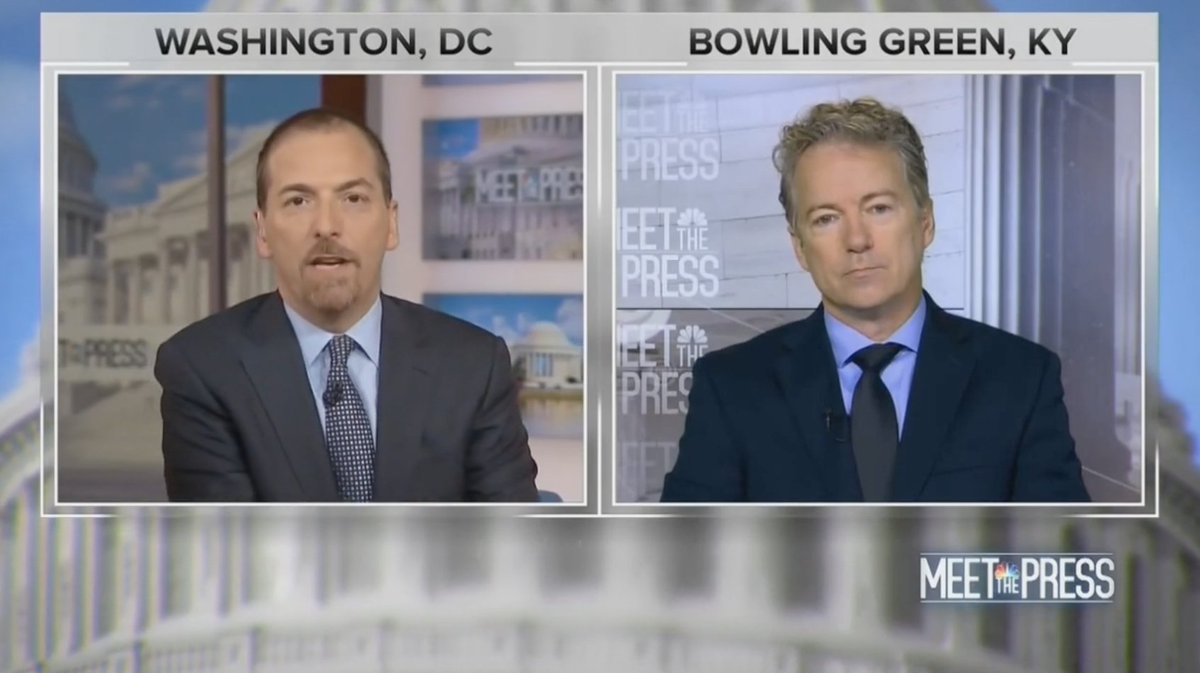 Rand Paul destroys Chuck Todd as bonkers over shithole comment