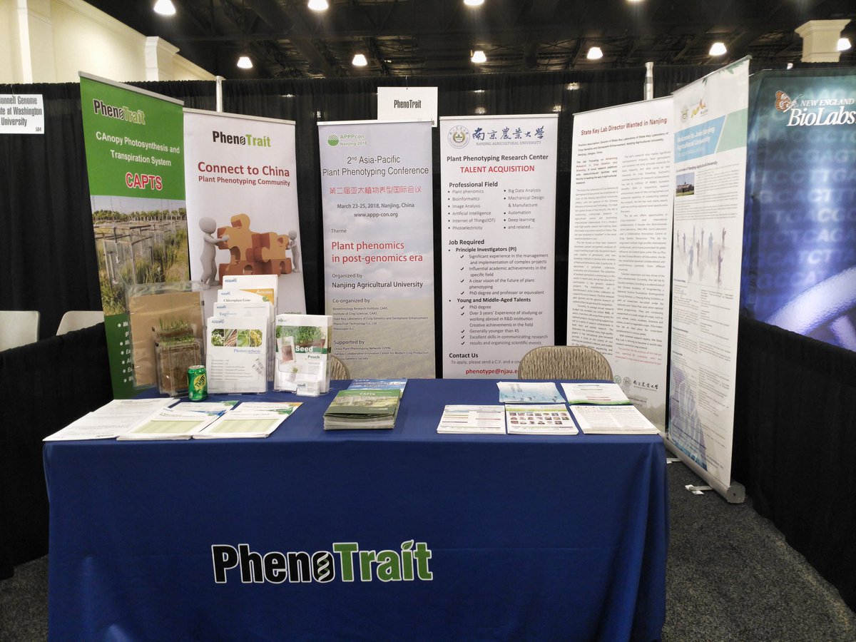 DavidHa51202585's tweet photo. Booth 506 at #PAGXXVI are ready for visitors, for everything about #phenotyping: technologies, solutions, meetings, job oppotunities et al. You are very welcome to stand by our booth during the conference. https://t.co/XeApuzNBDj