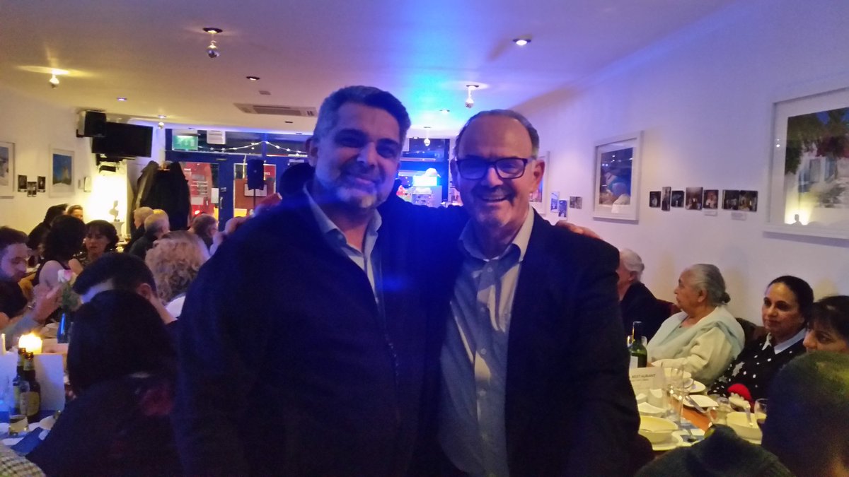 Councillor Muhammed Butt visits The Arena Restaurant while Sudbury Town Residents  enjoy the evening at the restaurant dancing the night away!