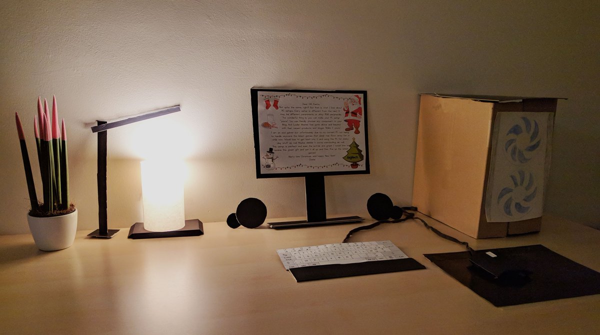 DanielG271990's tweet photo. #cmsanta2017 Not quite the same, right? Santa, please have a look at this fun setup I made :). https://t.co/vGEY9ly5fv