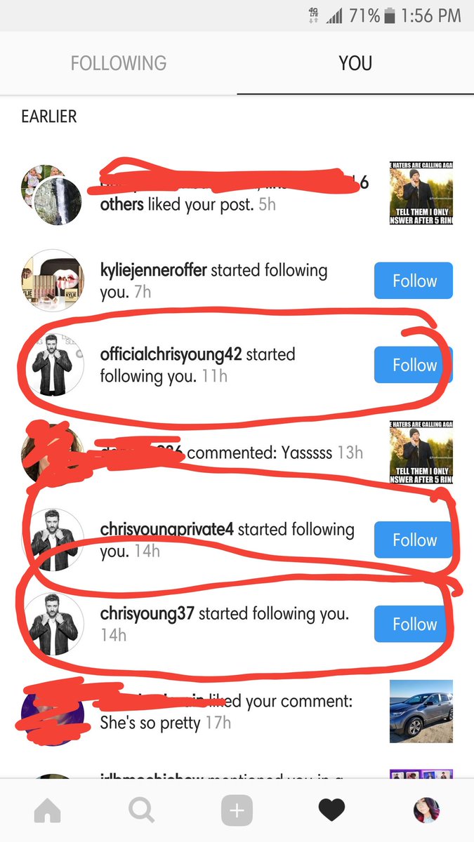 DrkNovemberMoon's tweet image. The amount of fake @ChrisYoungMusic &amp;amp; fake @kanebrown accts that follow &amp;amp; dm me on @instagram is unreal.  I really hope people don't fall for those fake profiles. 3 of Chris in less than 24 hrs. #NotFallingForThat #ChrisYoung #KaneBrown #Catfish