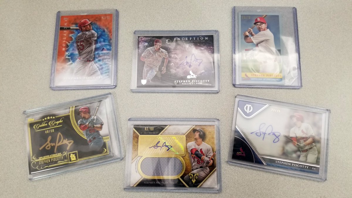 <a href="/Athletics/">Athletics</a> fans, celebrate Stephen Piscotty’s birthday and hit that RT button. 
   
You can win ALL SIX #MLBCards of Oakland’s newest slugger.