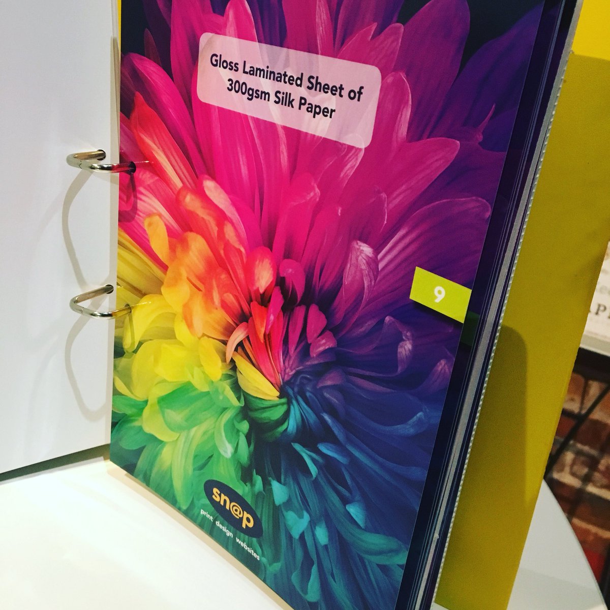 SnapIreland's tweet photo. Checkout our printfinish & paperstock sample folder @snapleeson. Great for figuring out the perfect #printing solution in your next project. Print jargon buster also here https://t.co/rb6Qw0Nh7e #printingireland #irishbizparty #irishmarketer #printadvice #printingtips https://t.co/sLbvkV4P7y