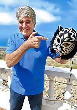 Mark 'Rollerball' Rocco with his Black Tiger Mask