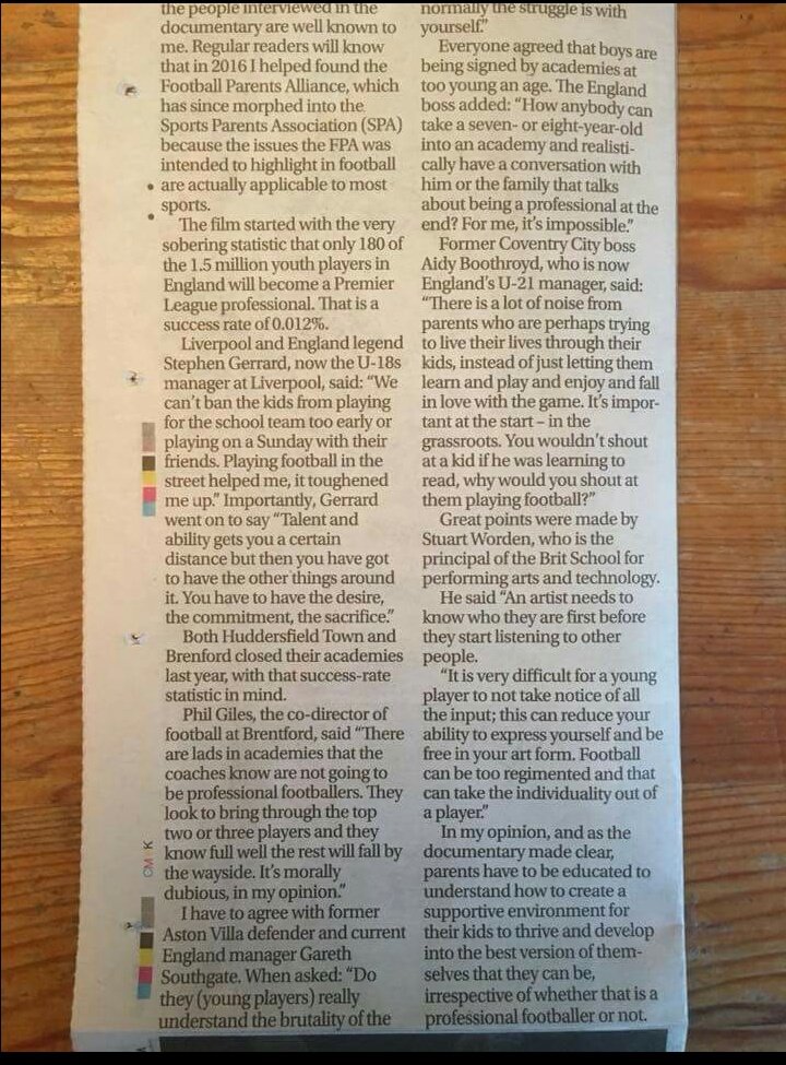 Sports Parents Association tweet media