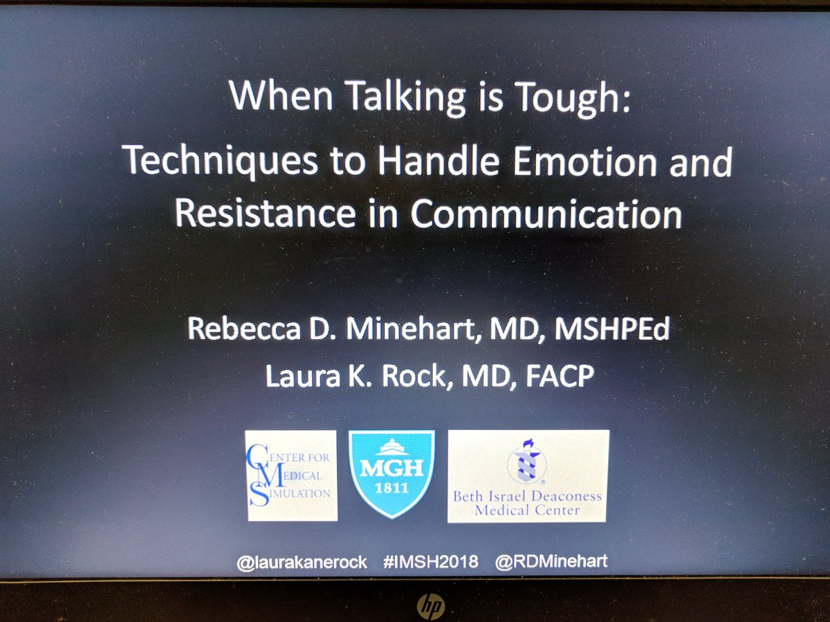 #IMSH2018 @laurakanerock Here's to an amazing pre-conference course with my friend and amazing colleague Laura Rock, on leadership in communication and moving productive conversations forward.