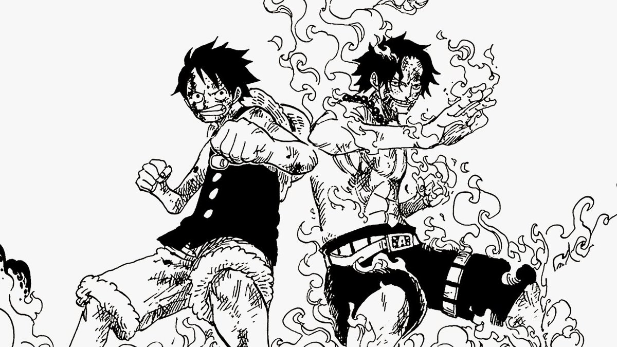One Piece Panels auf Twitter: &quot;Luffy and Ace fight together at the  Marineford War. https://t.co/PkarLzbrDh&quot; / Twitter