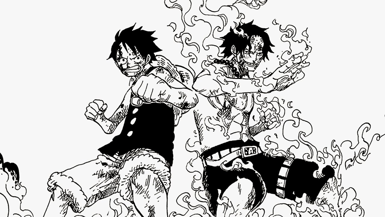 One Piece Panels Luffy And Ace Fight Together At The Marineford War T Co Pkarlzbrdh Twitter
